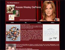 Tablet Screenshot of kassiedepaiva.com